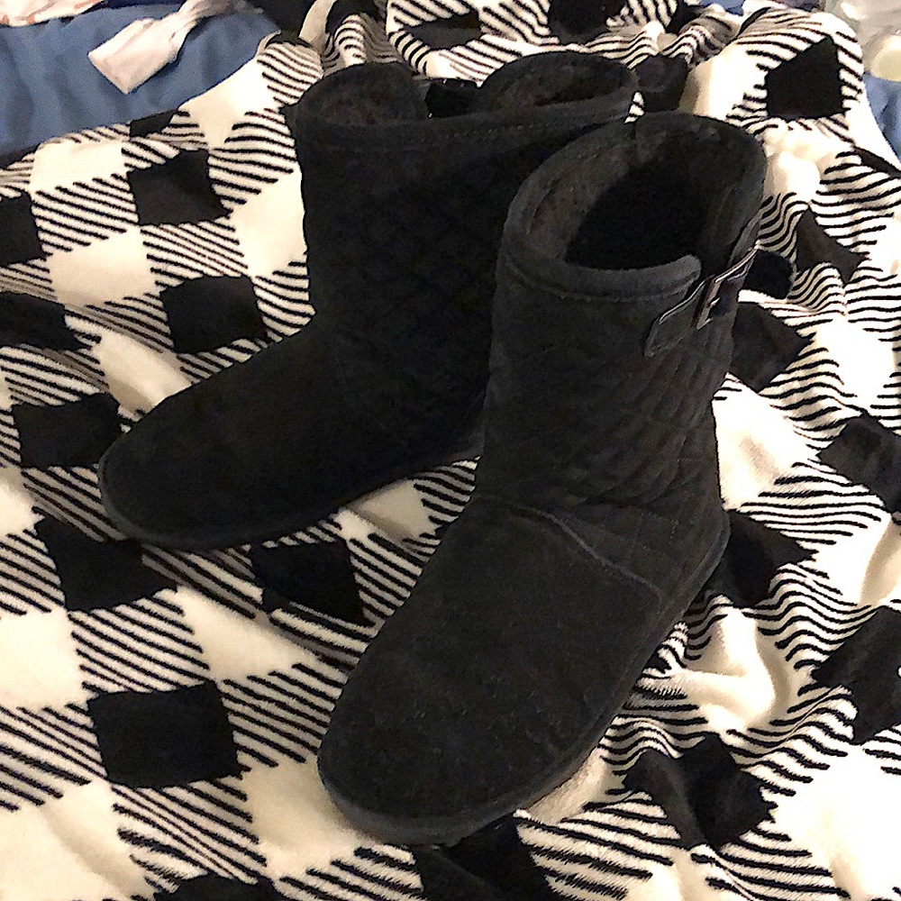 Bearpaw Black Boots womens size 9